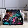 My Gaming Blanket The Latest Fashion Cute Squid Printing Splatoon Pattern Rectangular Flannel Blanket Unique Sofa Bed Blanket