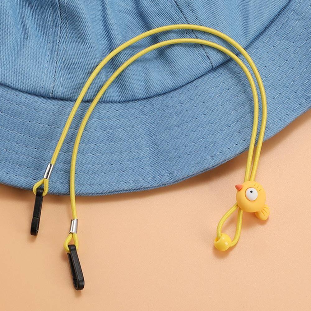 Hook Clips Hat Retainer Elastic Windproof Hat Strap Cartoon Hat Rope Hat