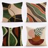 Декор для дома Абстрактный Геометрический и Ботанический Принт Чехол на Подушку Подходит для Дивана Спальни Автомобиля Чехол на Подушку