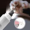 Машинка для стрижки когтей для собак Тихая машинка для стрижки когтей котят USB Перезаряжаемая Тихая 5-скоростная шлифовальная машинка Электрический инструмент для ухода за лапами для домашних животных Собака Кошка