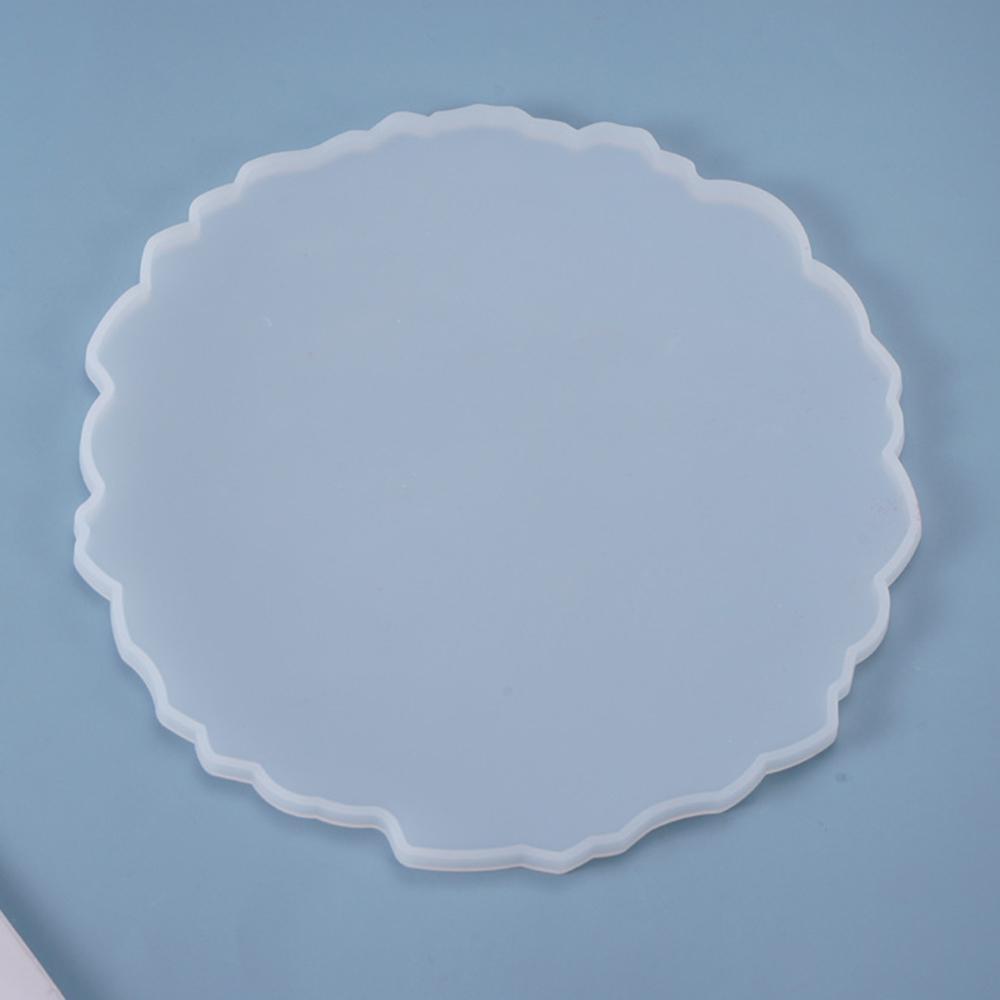 Плесень Круглая форма Силиконовая форма в форме волны Основание для подставок Домашняя эпоксидная смола УФ-сделай сам Ремесло из смолы