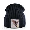 New Fashion Knitted Hats For Men Women Wolf Pattern Skullies Beanies Unisex Knitting Streetwear Hip Hop Bonnet Caps Kpop Gorras