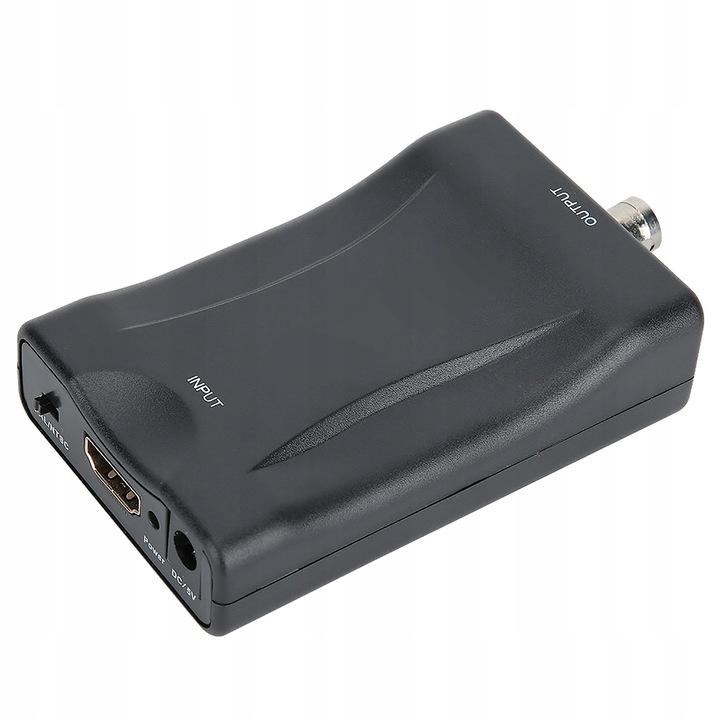 Czarny Konwerter Hdmi Na Bnc Nt Z Systemem Wideo