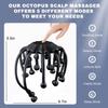 Electric Octopus Claw Scalp Massager Hands-free 5Modes Head Massage LED Red Light 3D Wireless Head Scratcher Massage Health Care