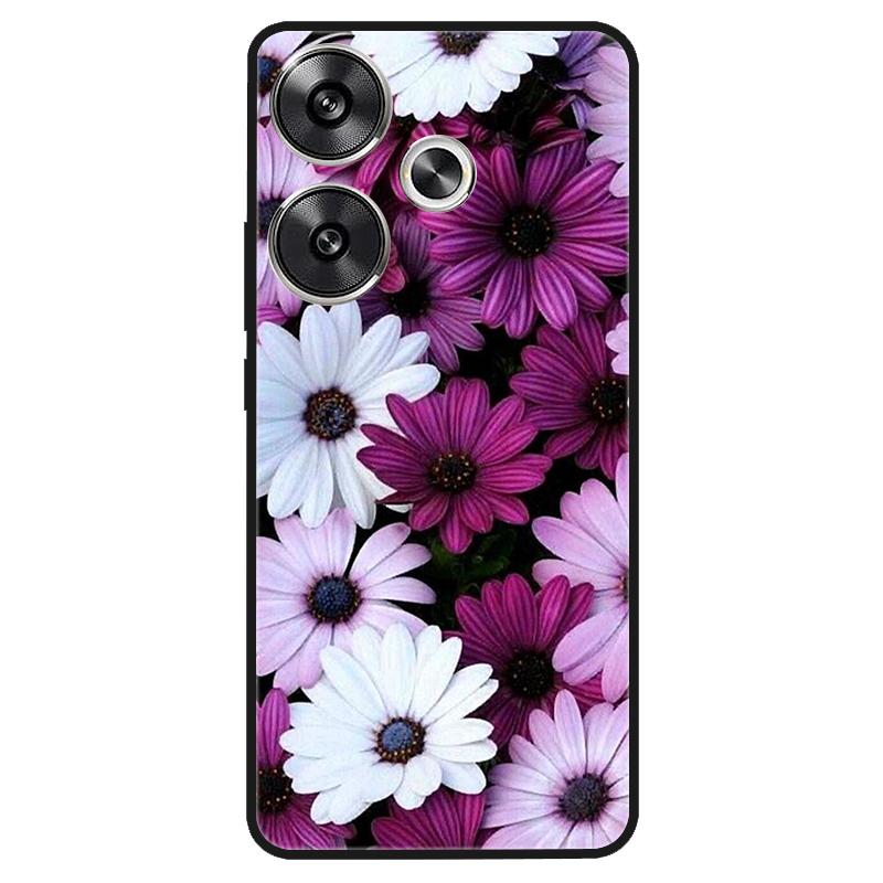 For Xiaomi Poco M6 4G Case Shockproof Soft Silicone TPU Bumper for Poco M6 4G Cover PocoM6 4G 2024 Lovely Luxury Cartoon Fundas