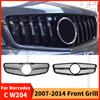 Идеально подходит передний бампер решетка капот решетка для Mercedes Benz C W204 C43 2007-2014 C180 C200 C250 C300 AMG GT Diamond Tuning