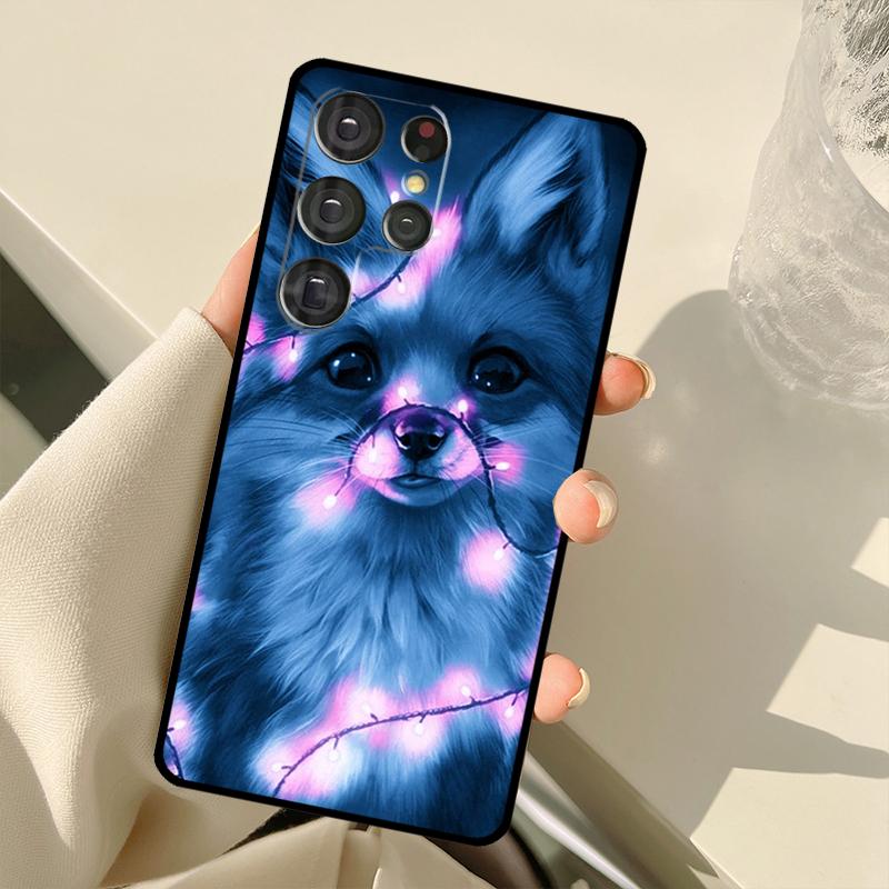 Чехол для телефона с милым мультяшным животным лисой для Samsung Galaxy S20 FE S21 FE S22 Ultra Note20 Note10 S8 S9 S10 Plus