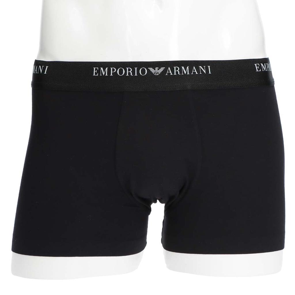 Боксеры Emporio Armani SOFT MODAL, спереди застежка, мужские, размер ЕС, размер S (Размер ЕС), военно-морской флот (54095117)