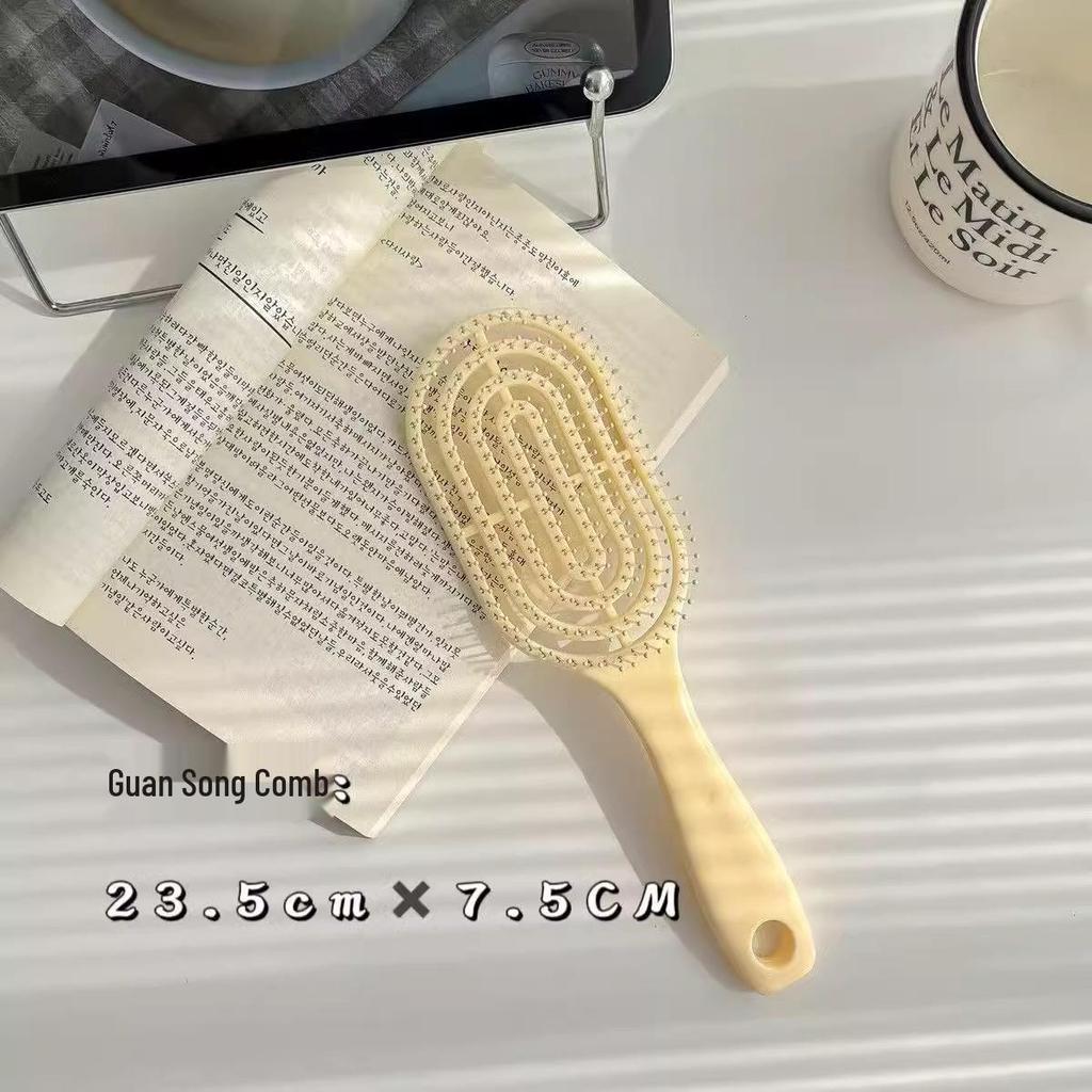 Free Shipping: Large Curved Air Cushion Comb for Styling & Massage - Unisex