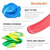 Shuttle Art acrylic paint chameleon color 20 color set rainbow color pearl color Sparkling iridescence quick drying waterproof Durability 60ml large