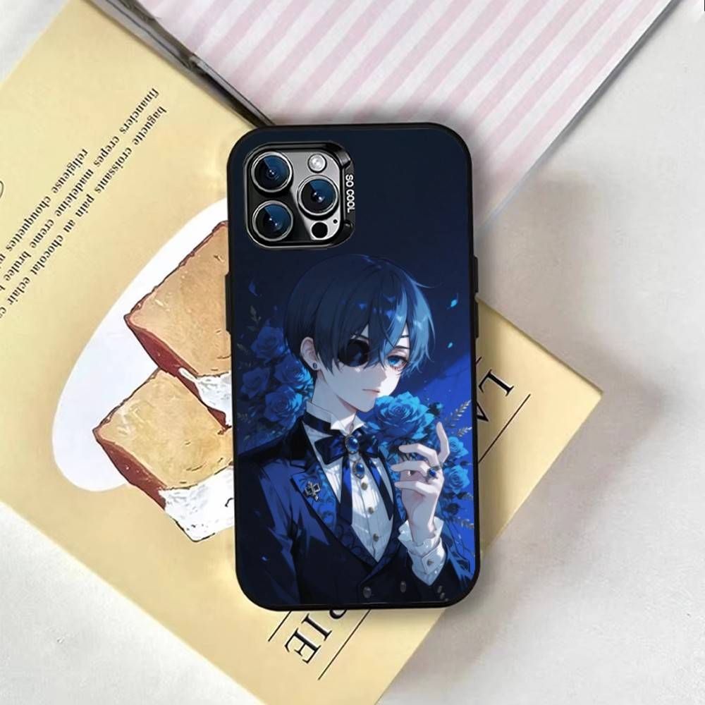 Аниме B-Butler Чехол для телефона для iPhone 17,16,15,14,13,12,11 Plus,Pro Max,XS,Красочный Серебряный Чехол для телефона Funda Cover