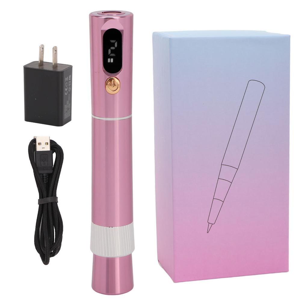 Eyebrow Eyeliner Lip Tattoo Machine 600mAh Battery Coreless Motor Wireless Rechargeable