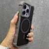 Магнитный Роскошный Матовый Бронированный Ударопрочный Чехол Для iPhone 17 15 14 13 12 11 16 Pro Max Plus Телефон Беспроводная Зарядка Для Magsafe Чехол
