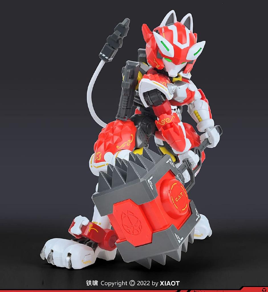 Platts XIAOT Сверхмобильная броня Cat Ninja Assault Battlefield Commander Flame Scale Цветная пластиковая модель XIA3 CAT-03 1/60