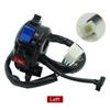 2pcs Universal 7/8'' 22mm Motorcycle Switches Motorbike Horn Turn Signal Light Start Switch Handlebar Electric