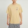 Vans Letter Pattern Printed Round Neck Sports Comfortable Casual Loose Short Sleeve Drop Shoulder T-Shirt Men T-Shirts Khaki VN0008Z9YUU