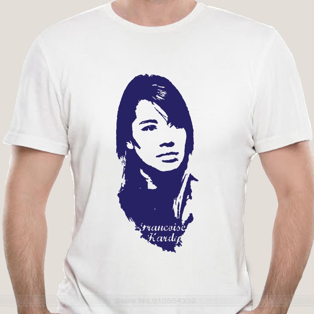 Футболка Francoise Hardy Французская музыка 60-х Анна Карина Серж Генсбур хлопковая футболка мужская летняя модная футболка европейский размер