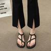 Fashion Summer Women Sandals 2025 New Retro Clip Toe Sandals Fashion Comfortable Casual Roman Shoes Soft Sole Woman Gladiator Sandalias