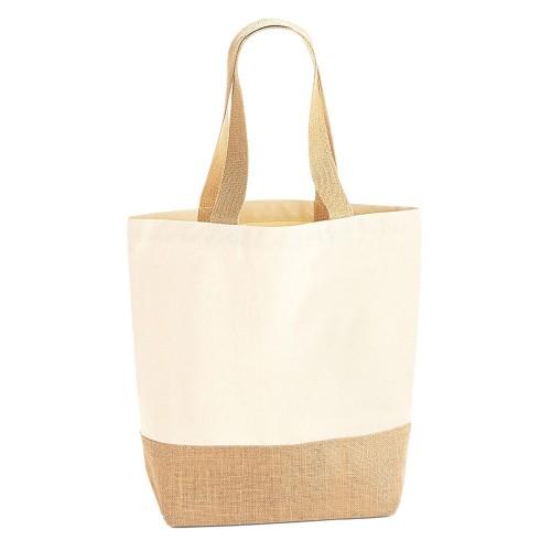 Westford Mill Jute Canvas Shopper Bag