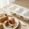 Food Grade Silicone Peanut Mousse Cake Mold 3-Cell Baking Mold New Chocolate Mold  Baking Tools