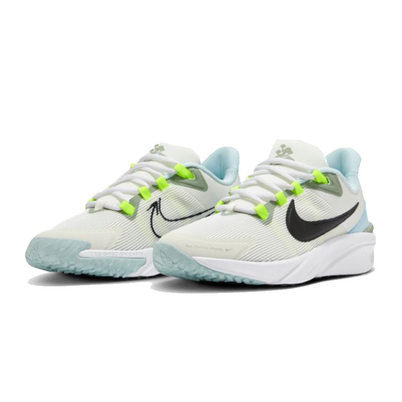 Nike Star Runner 4 Next Nature GS Wherever Whenever Kids Sneakers White Jade-Horizon Volt HQ3469-101