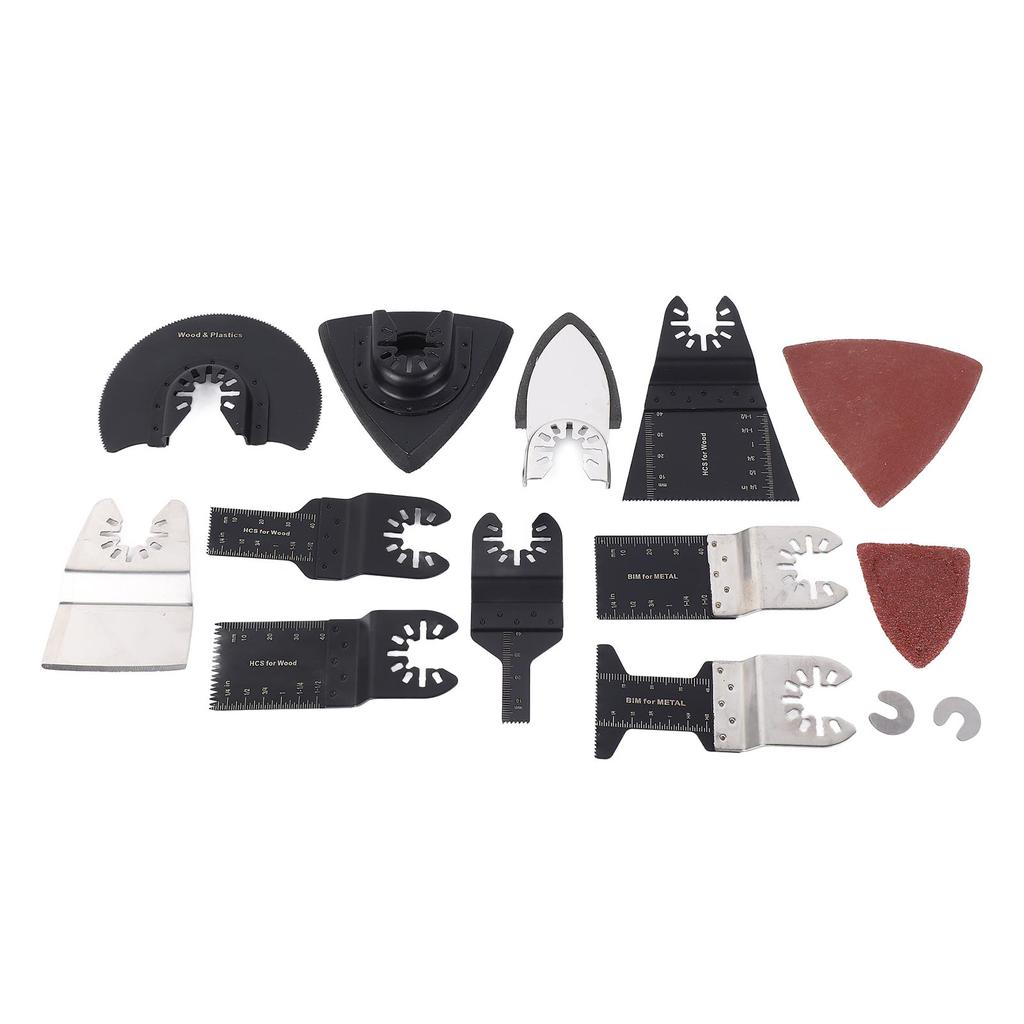 98 шт. Осциллирующие пильные полотна из высокоуглеродистой стали, простая установка, универсальный многофункциональный инструмент с быстрым снятием