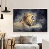 Современные черно-белые рычащие львы, животные, пейзажные постеры и принты, холст, картина, настенная картина для гостиной, домашний декор, без рамки