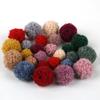 15/20mm Colorful Pompoms Dolls Garment Handmade Material Soft Fluffy Pom Poms Ball For DIY Kids Toys Accessorie