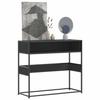 VidaXL Console Table Black 90x35x80 Cm Engineered Wood, Table, Side Table, Hallway Table, Entrance Table, Table of 849169