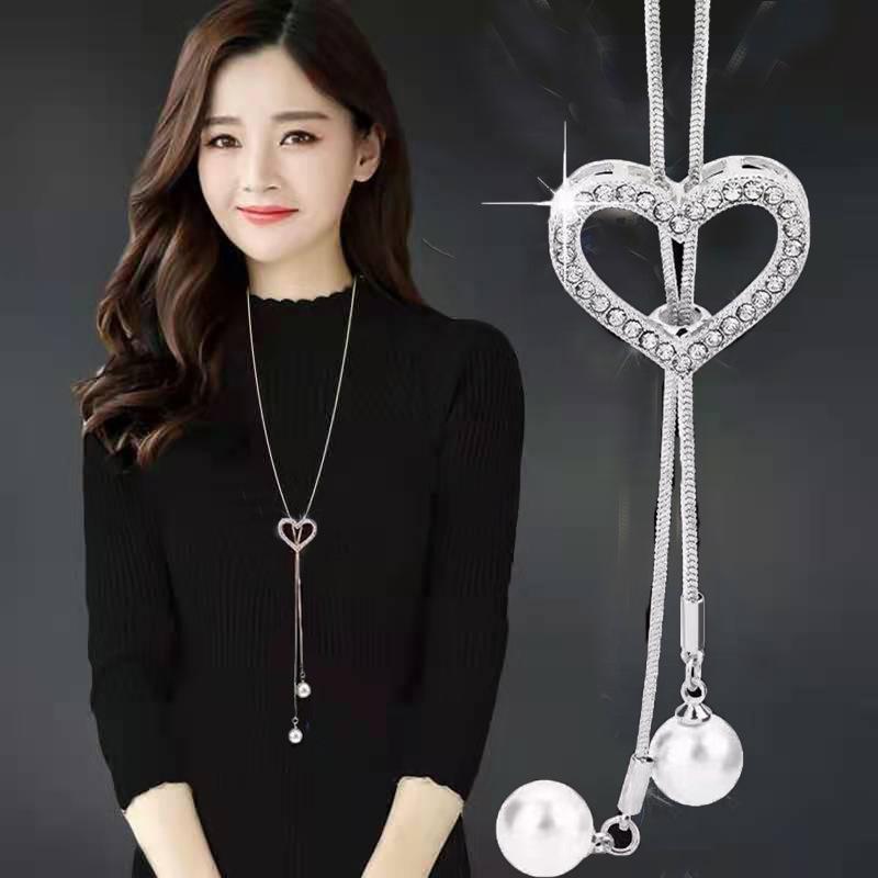 Элегантное ожерелье-цепочка с кисточкой для женщин - Универсальный, высококлассный европейский и американский дизайн для осенне-зимней моды