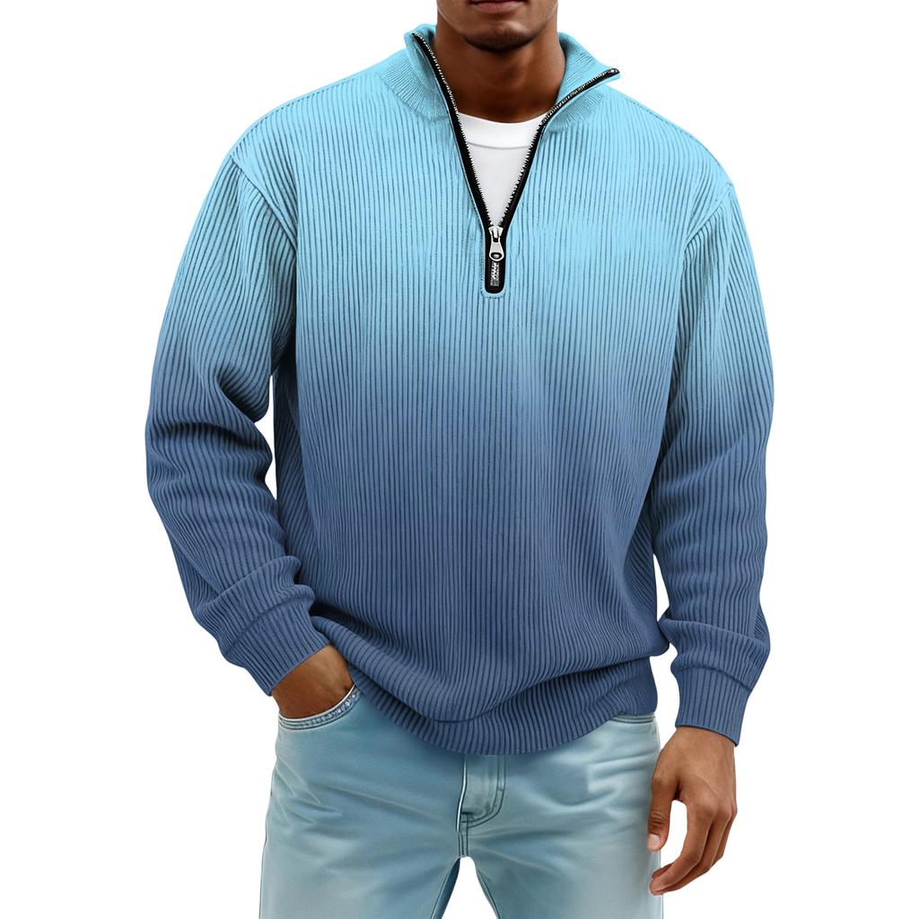 Мужская толстовка с капюшоном на молнии 1/4