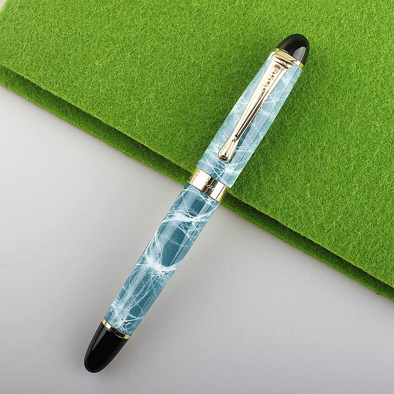 Металлическая перьевая ручка Jinhao 450 Iridium Gold, Многоцветная каллиграфическая ручка для студентов и художников