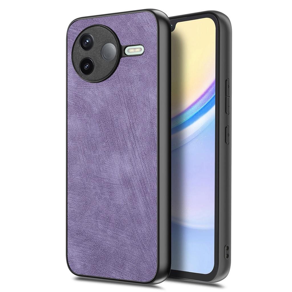 For Xiaomi Poco F7 Pro 5G/Xiaomi Redmi K80 5G Case Shockproof Slim Retro Leather Phone Back Cover