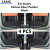 For BYD TI7 25-26 Leather Door Anti-kick Sticker Modified Carbon Fiber Pattern Interior Film Accessories Modification