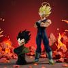 Фигурка Веджеты из Dragon Ball Форма Супер Сайяна Ангела Коллекционная Аниме Статуэтка С бюстом Украшение Настольный Декор Для Отаку Фанатов GK Круглая Сенсорная Сжатие