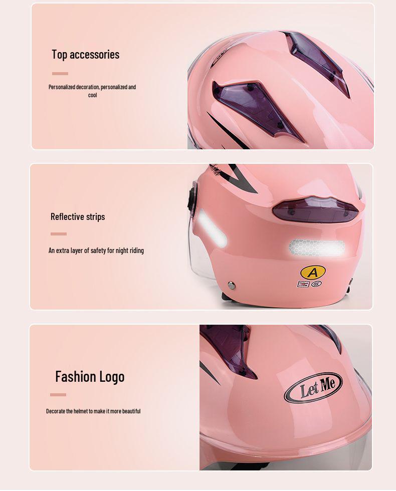 Сертифицированный 3C летний мотошлем с УФ-защитой для мужчин и женщин