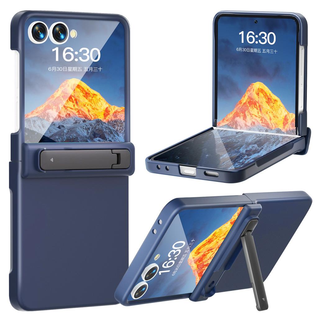 Защитный чехол для мобильного телефона Samsung подходит для ZFlip7, чехол для мобильного телефона, складной экран, ПК, полностью закрывающий, раздельный верхний и нижний флип