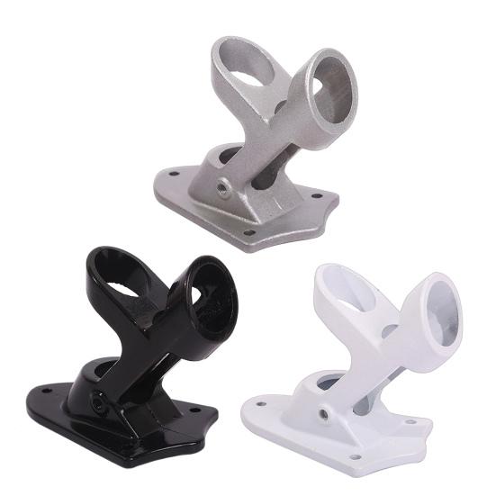 Flag Pole Holder Heavy Duty Flag Pole Mounting Bracket 45-degree Angle Metal Flag Mount for Outdoor Wall Porch House Boat Flag Banner Mounting