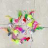 10Pcs/lot Rabbit Fur Mouse Pet Cat Toys Mini Funny Playing Toys For Cats Kitten 2inch