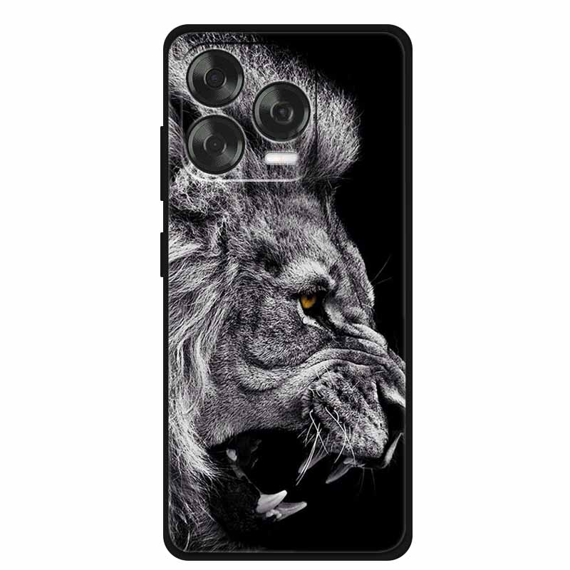 Для ZTE Nubia V70 Дизайнерский Чехол Чехол для Телефона Волк Лев Черный Силикон Мягкая Задняя Крышка Для ZTE Blade V70 Vita Чехол V 70 Vita Coque