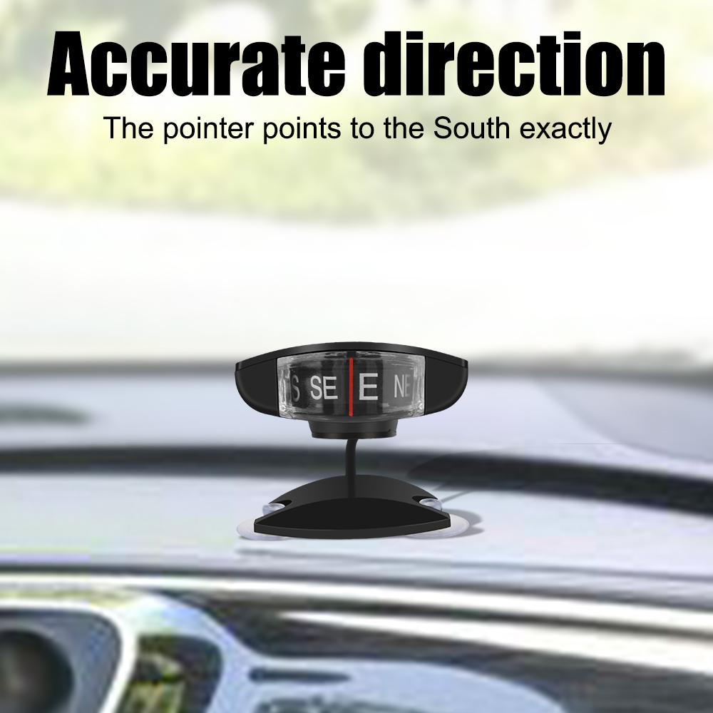 Автомобильный шарик-направляющий для автомобиля, лодки, езды на велосипеде, пешего туризма, автомобильный компас, аксессуары, устанавливаемые на транспортном средстве, точные показания, регулируемые присоски, орнамент
