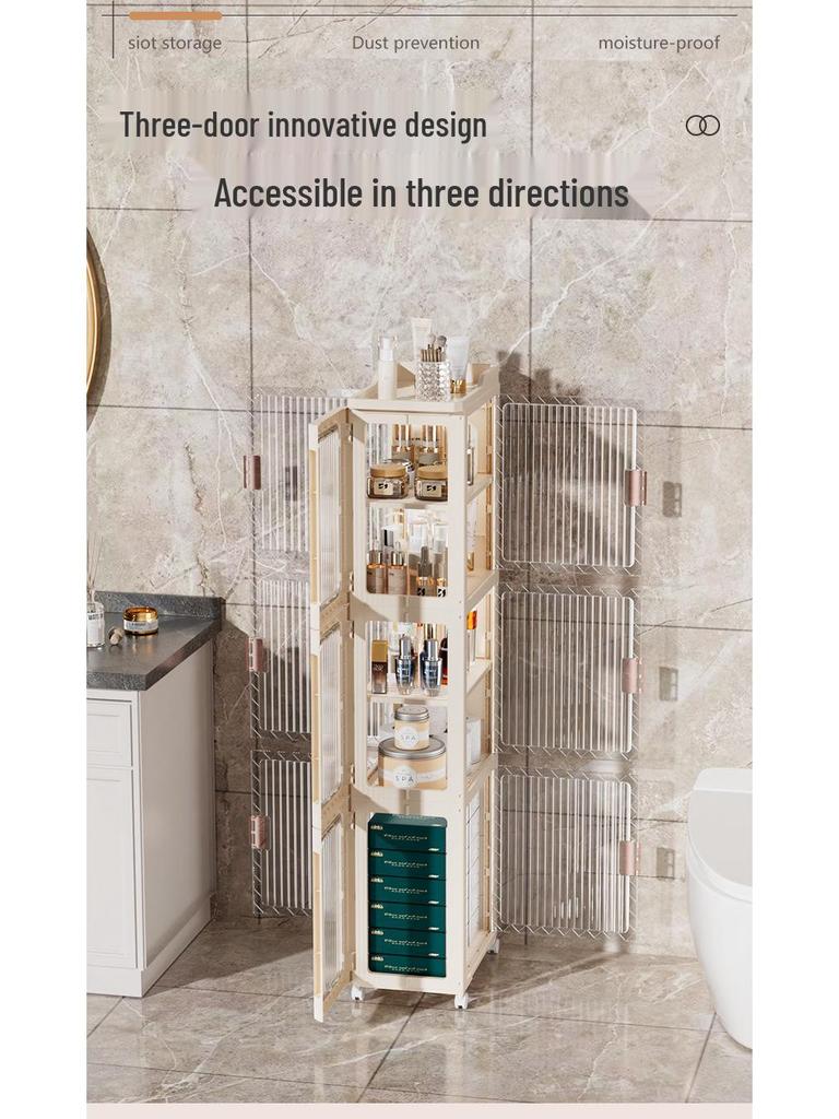 Waterproof Bathroom Gap Storage Cabinet & Drawer Rack