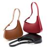 Genuine Leather Underarm Shoulder Bags For Women New  Trend Designer Half Moon Ladies Handbags And Purses