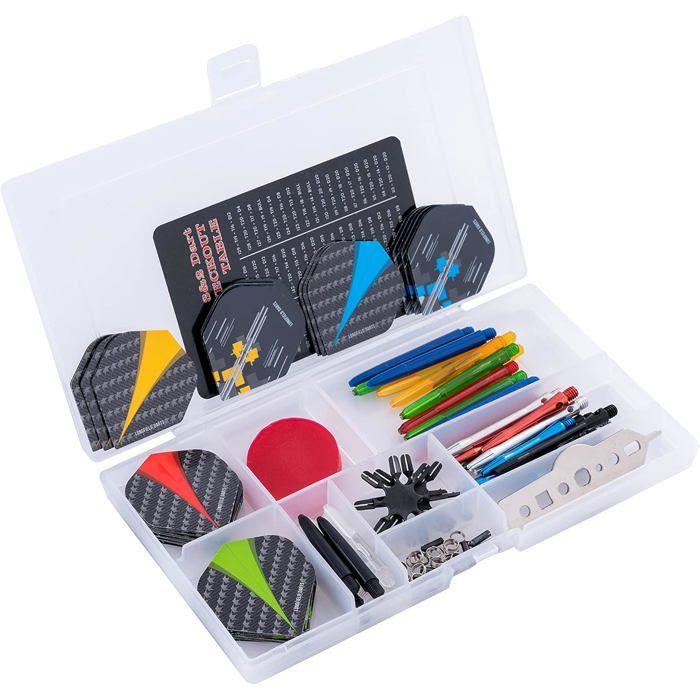 Набор аксессуаров для дротиков со стальным наконечником и нейлоновым наконечником - 141 шт.