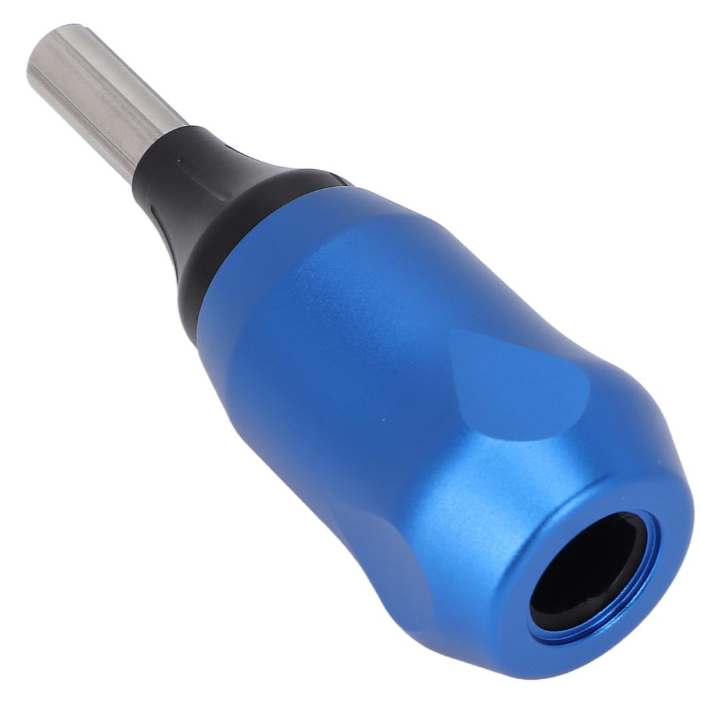 Professional Cartridge Tattoo Grips Adjustable Needle Length Aluminum Alloy Tattoo HandleBlue