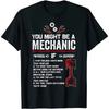 Забавные подарки механика Райф Молодежь футболки Дизайн Топы Рубашка Женщина Хип-хоп футболки Винтаж Вы могли бы быть механиком, если бы напечатаны футболка