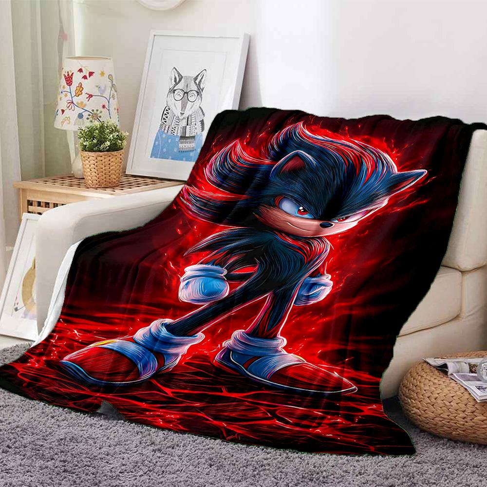 1pc Shadow Sonic Soft Skin-Friendly Flannel with Digital Printing, Various Sizes Available for Family, Friends, Birthday004