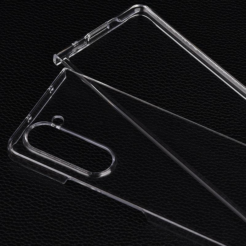 Для Samsung Galaxy Z Flip7 Flip6 Flip5 ZFlip4 3 Zfold5 Moto RAZR 40 50 Ultra Xiaomi Pc прозрачный противоударный чехол-книжка складной чехол