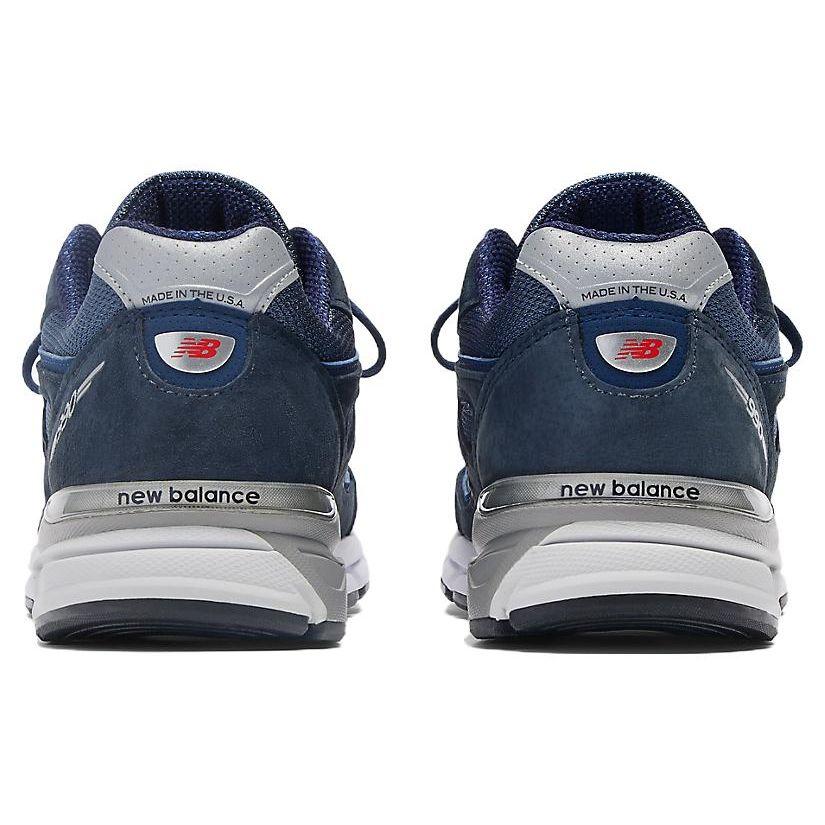 New Balance 990v4 Мужские кроссовки ВМС США 2023, синие, серебристые U990NV4