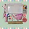Sewing Kit for Elementary School Sewing Tools for Plastic Case Bg3 Students, Girls, (22.3cm Long, 12.3cm Wide, 5.3cm High)